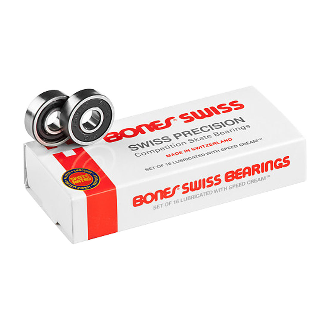 Bones Swiss Precision Bearings 7mm 16pk Inline and Quad Bearings