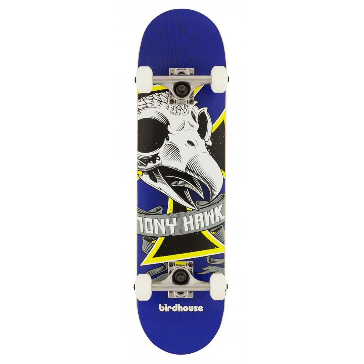 Birdhouse Oversized Skull 7.25" Mini Complete Skateboard Skateboard Completes Modern Street