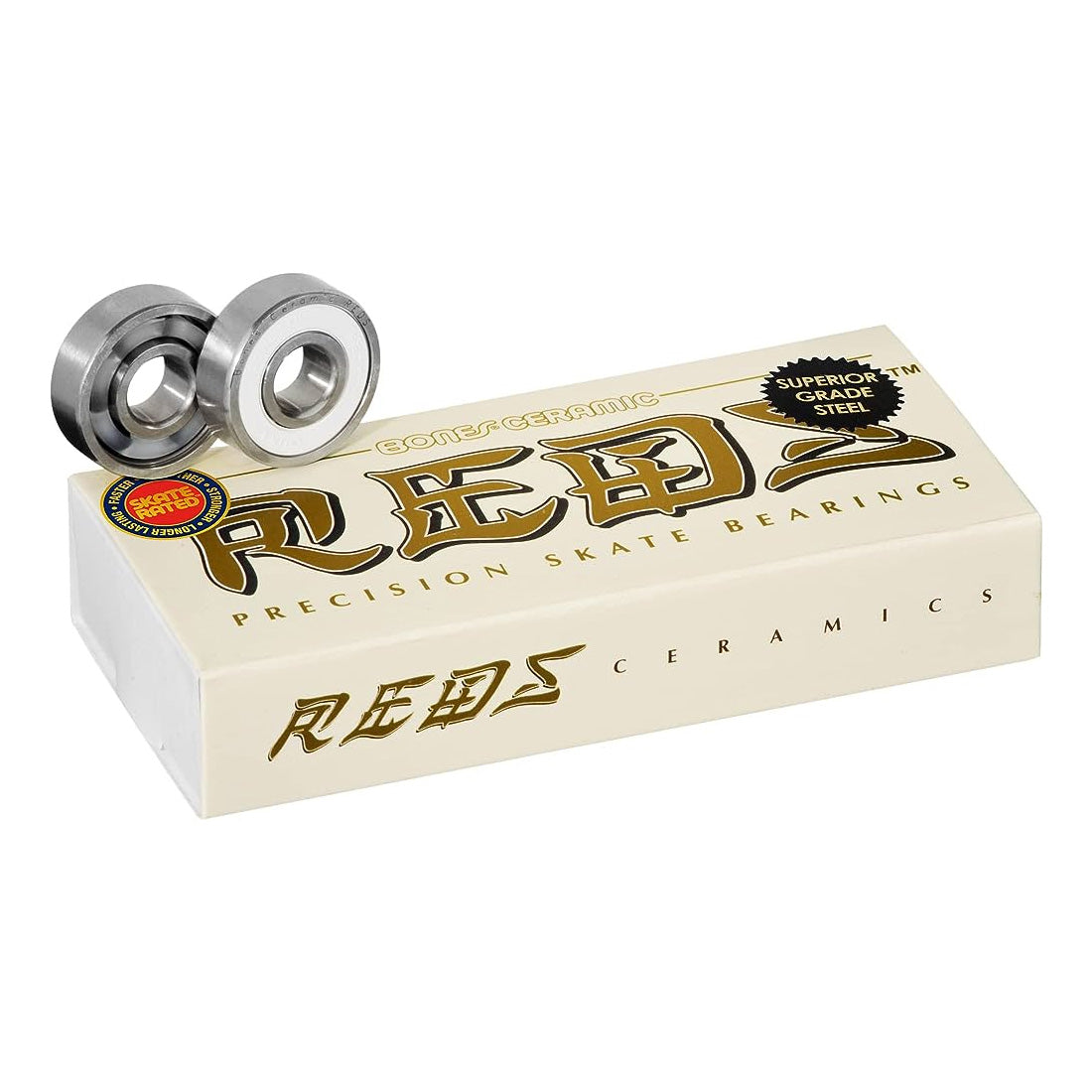 Bones Ceramic Super Reds 16pk Skateboard Bearings
