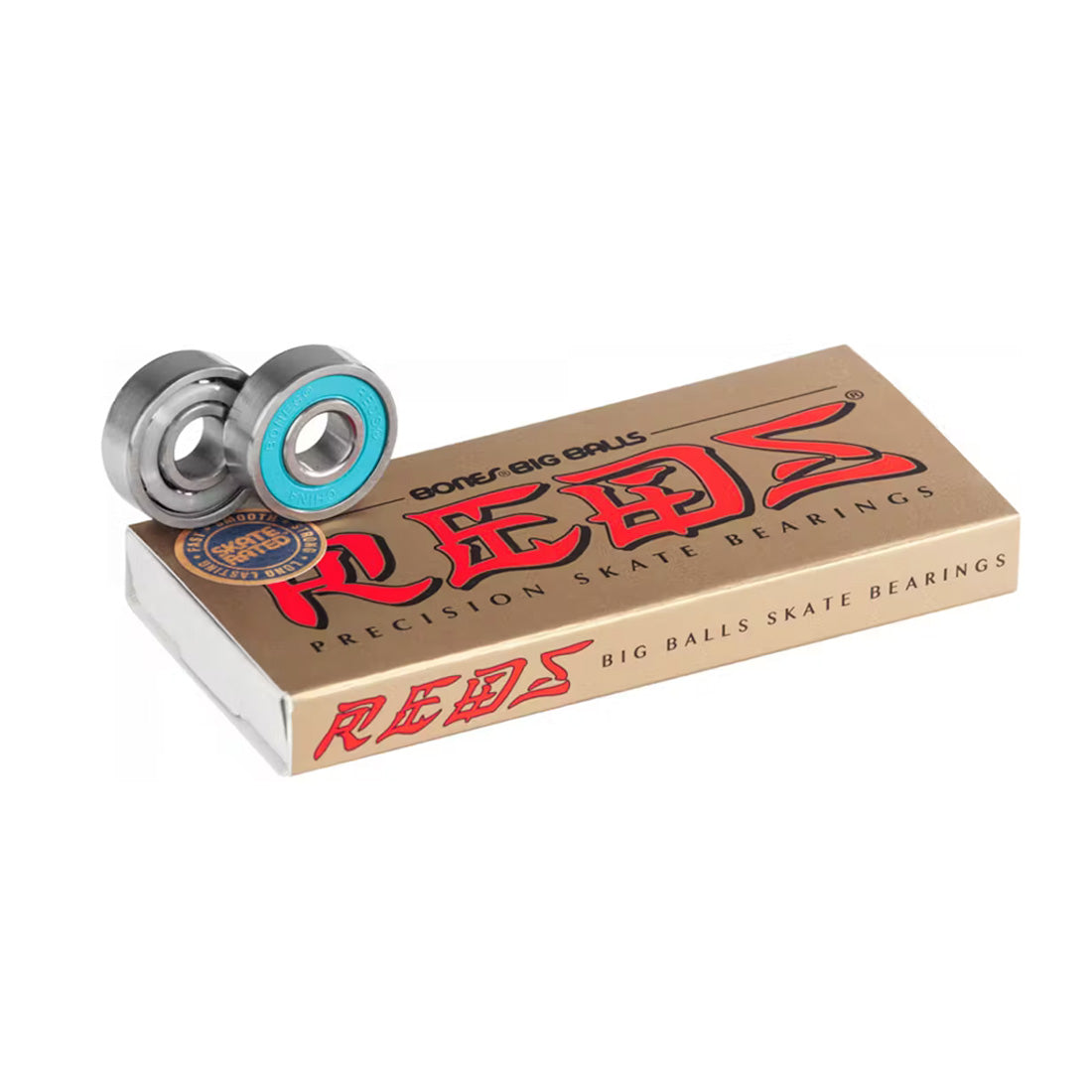 Bones Reds Big Balls Bearings 8pk Skateboard Bearings