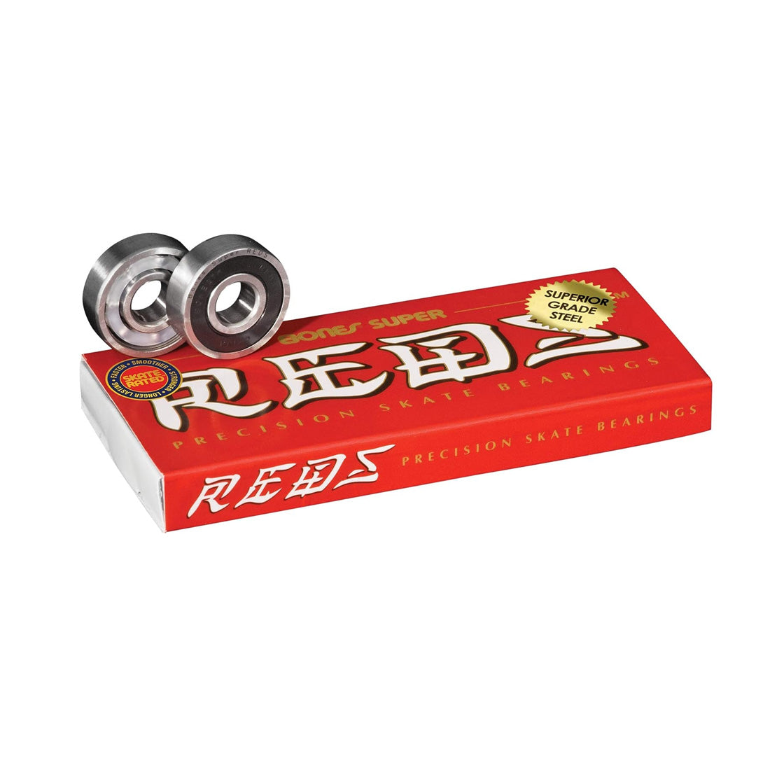 Bones Super Reds Bearings 8pk Skateboard Bearings