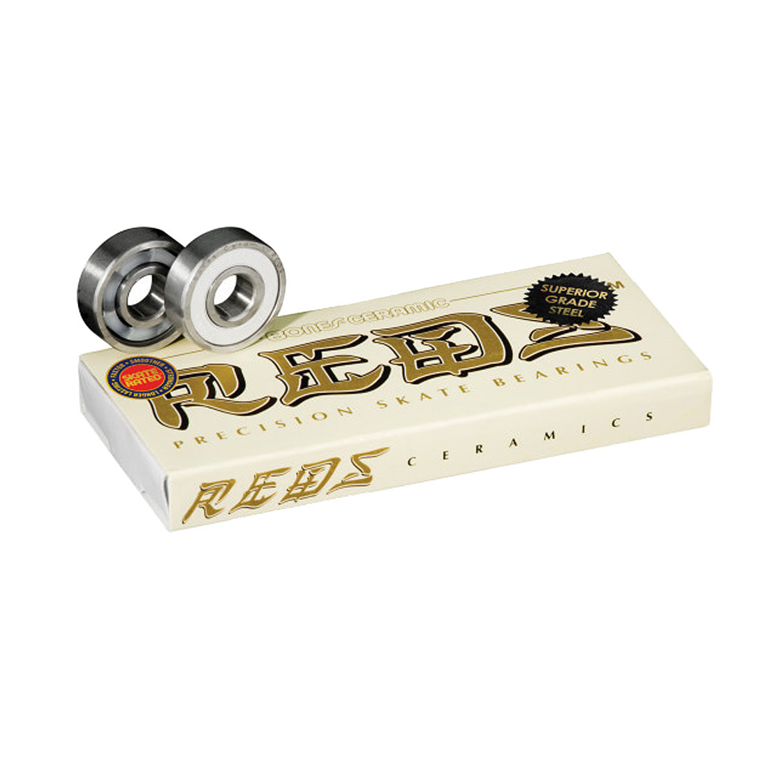 Bones Ceramic Super Reds 8pk Skateboard Bearings