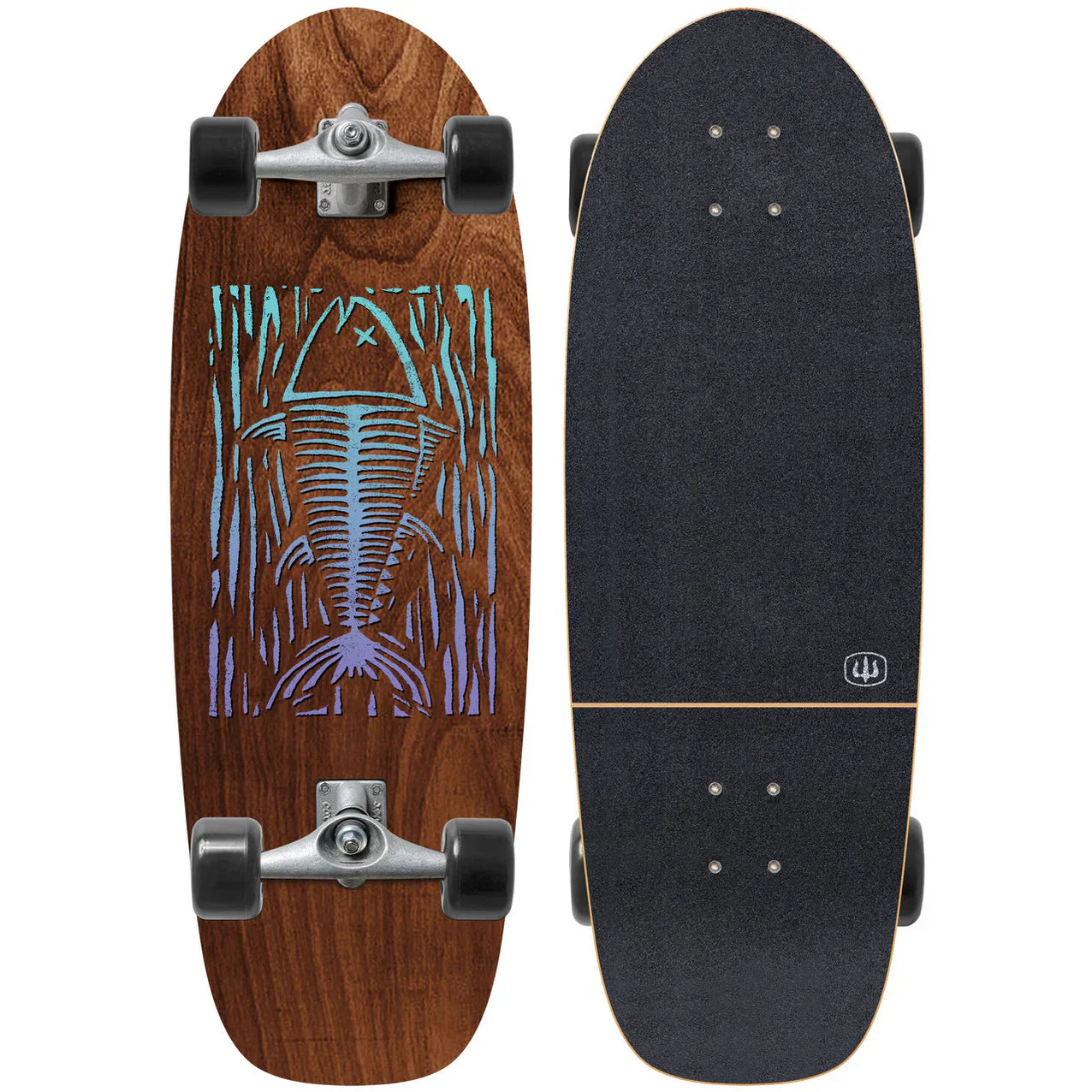 Carver Bluefin CX Raw Complete Surf Skate 28" x 9.25" Skateboards