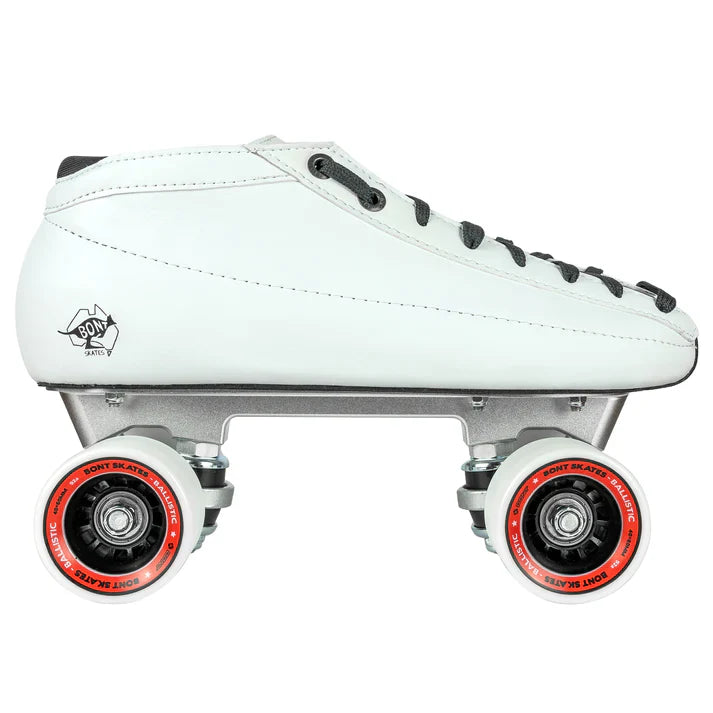 Bont Racer Tracer Ballistic Package - White Roller Skates