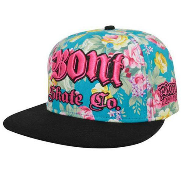 Bont Snapback Hat Floral Apparel