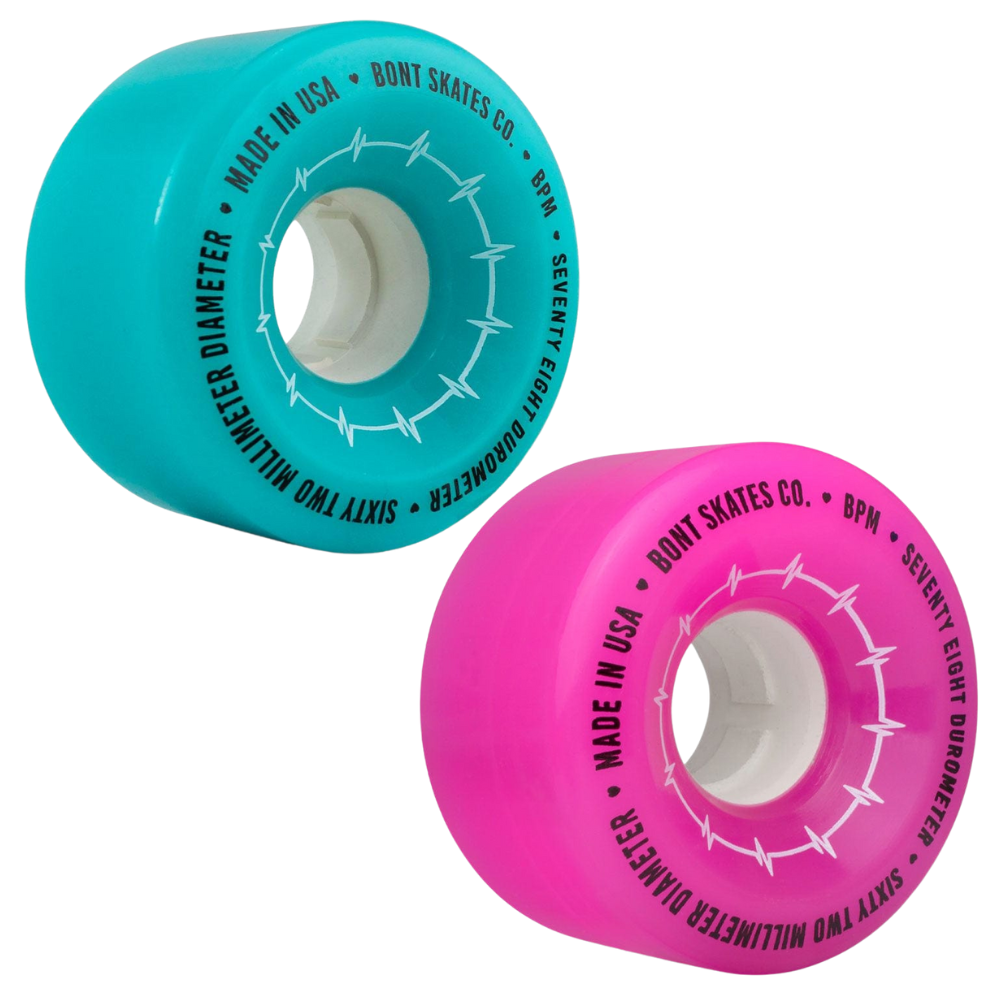 Bont BPM Outdoor Wheels 62mm 78a 4pk Roller Skate Wheels