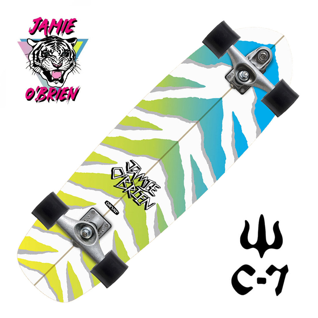 Carver x JOB Wave Slayer 32 Complete C7 Skateboard Compl Carving and Specialty