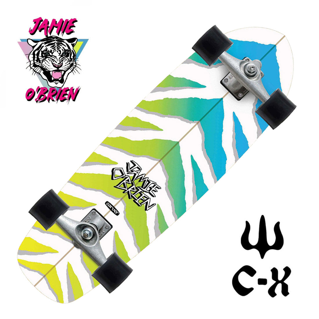 Carver x JOB Wave Slayer 32 Complete CX Skateboard Compl Carving and Specialty