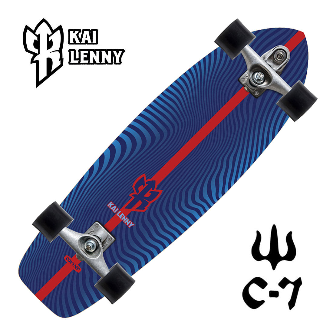 Carver x Kai Lenny Powerline 31 Complete C7 Skateboard Compl Carving and Specialty