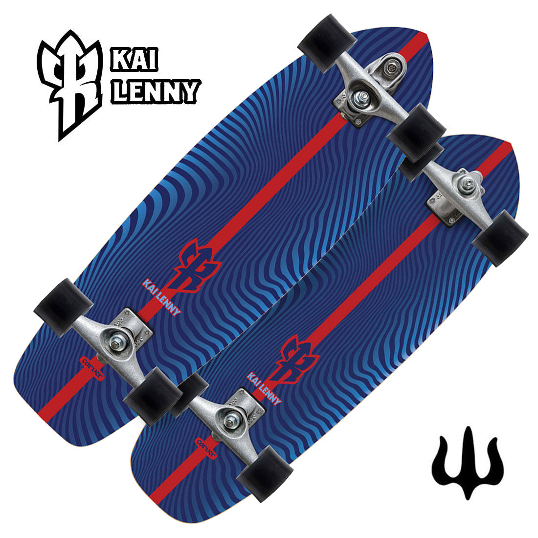 Carver x Kai Lenny Powerline 31 Complete Skateboard Compl Carving and Specialty