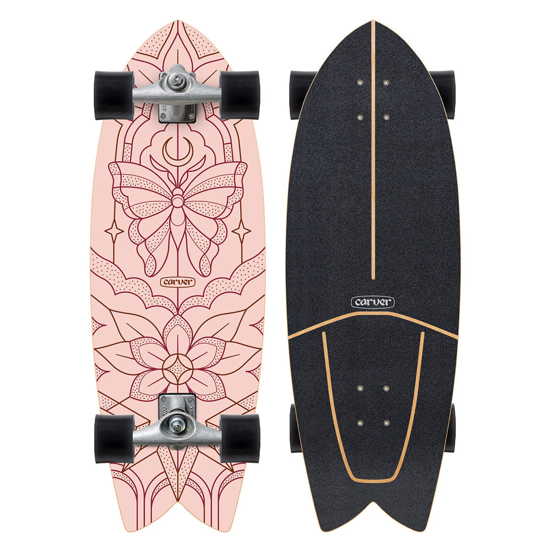 Carver Mariposa 29.25 Complete Skateboard Compl Carving and Specialty
