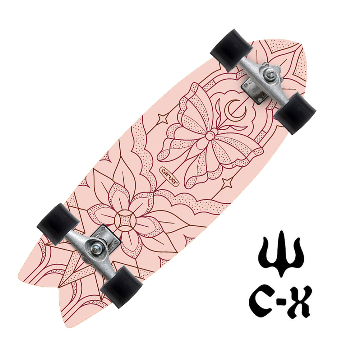 Carver Mariposa 29.25 Complete CX Skateboard Compl Carving and Specialty