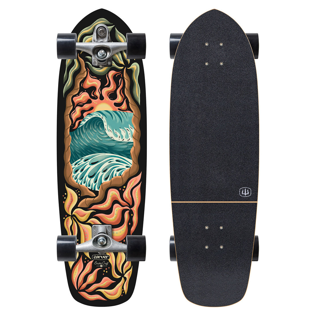 Carver Psychedelic Sunset 32 Complete Skateboard Compl Carving and Specialty