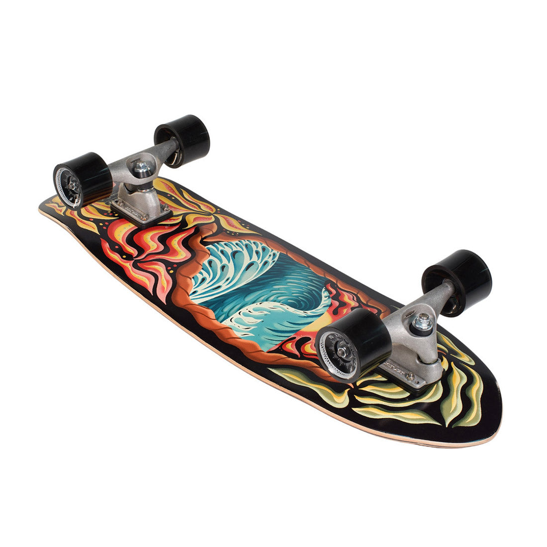Carver Psychedelic Sunset 32 Complete Skateboard Compl Carving and Specialty
