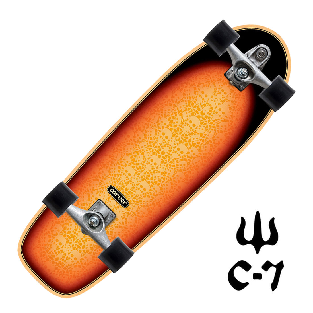 Carver Sunburst 31.25 Complete C7 Skateboard Compl Carving and Specialty