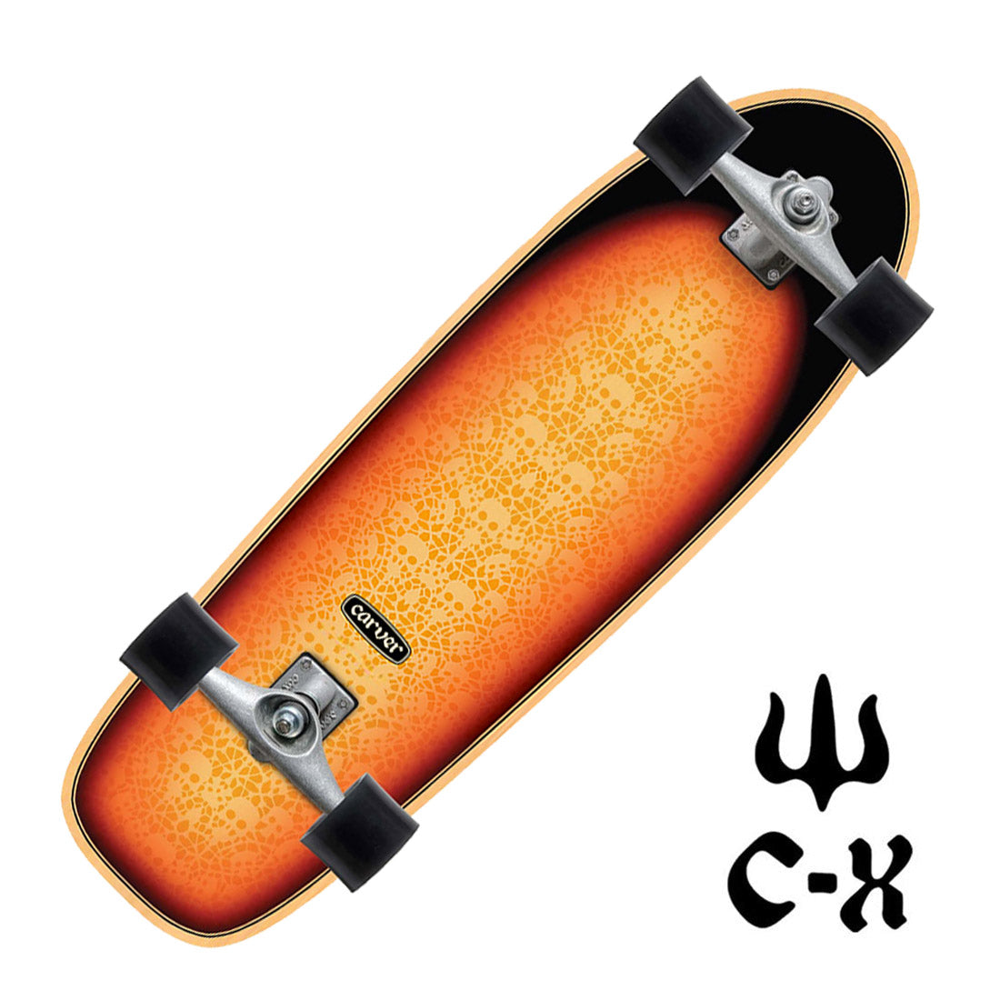 Carver Sunburst 31.25 Complete CX Skateboard Compl Carving and Specialty