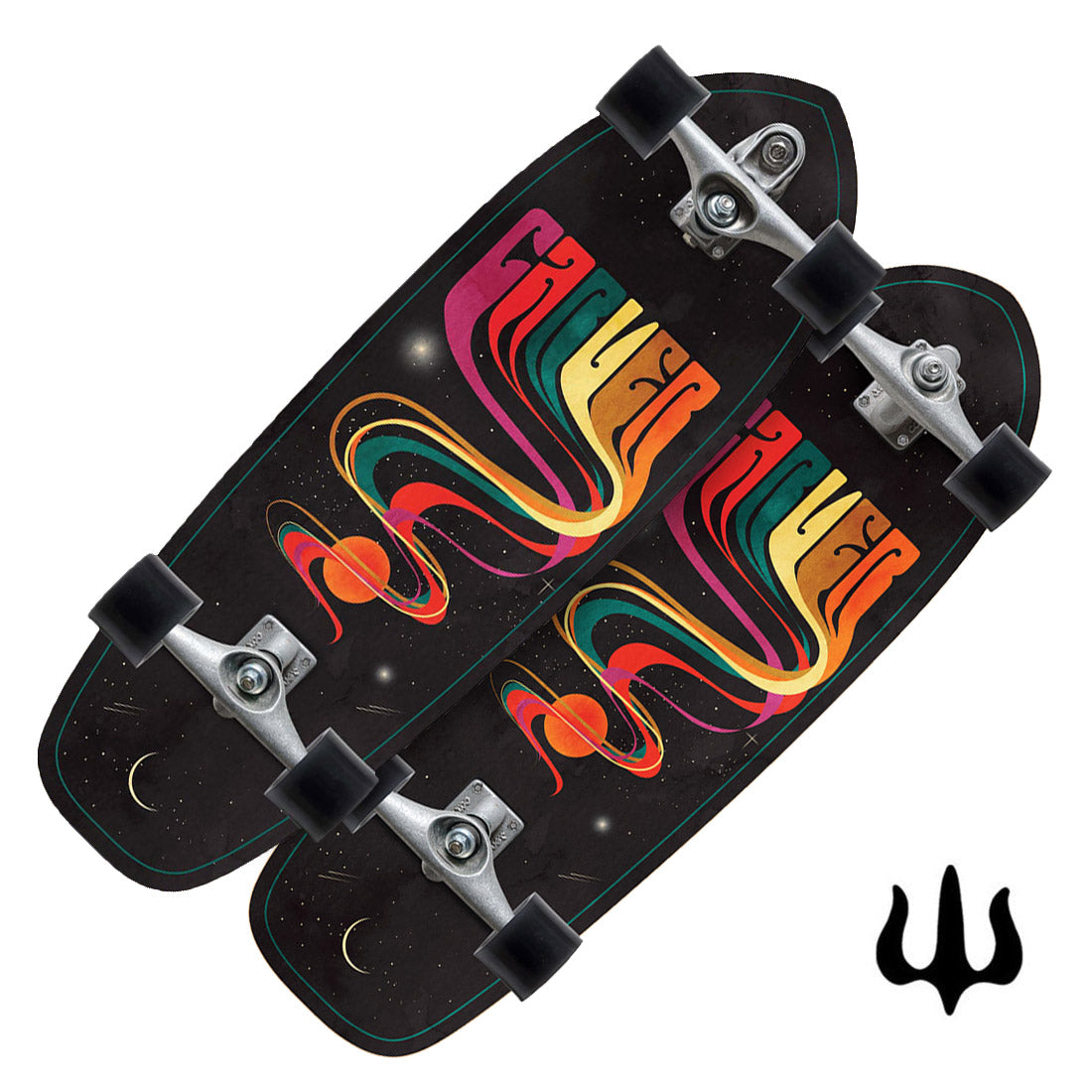 Carver Space Case 31.25 Complete Skateboard Compl Carving and Specialty