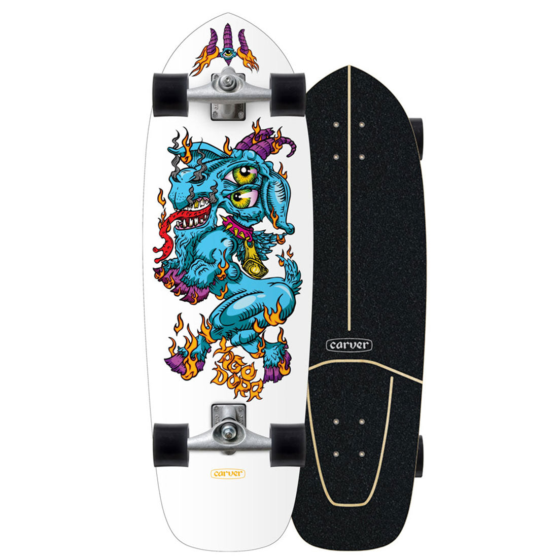 Carver Surfskate 30.75" CX/C7 Yago Fire Goat CX Skateboards