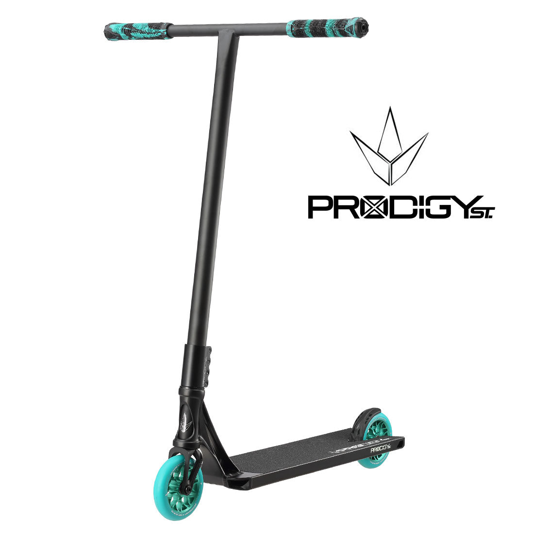 Envy Prodigy X Street Complete - Black Scooter Completes Trick