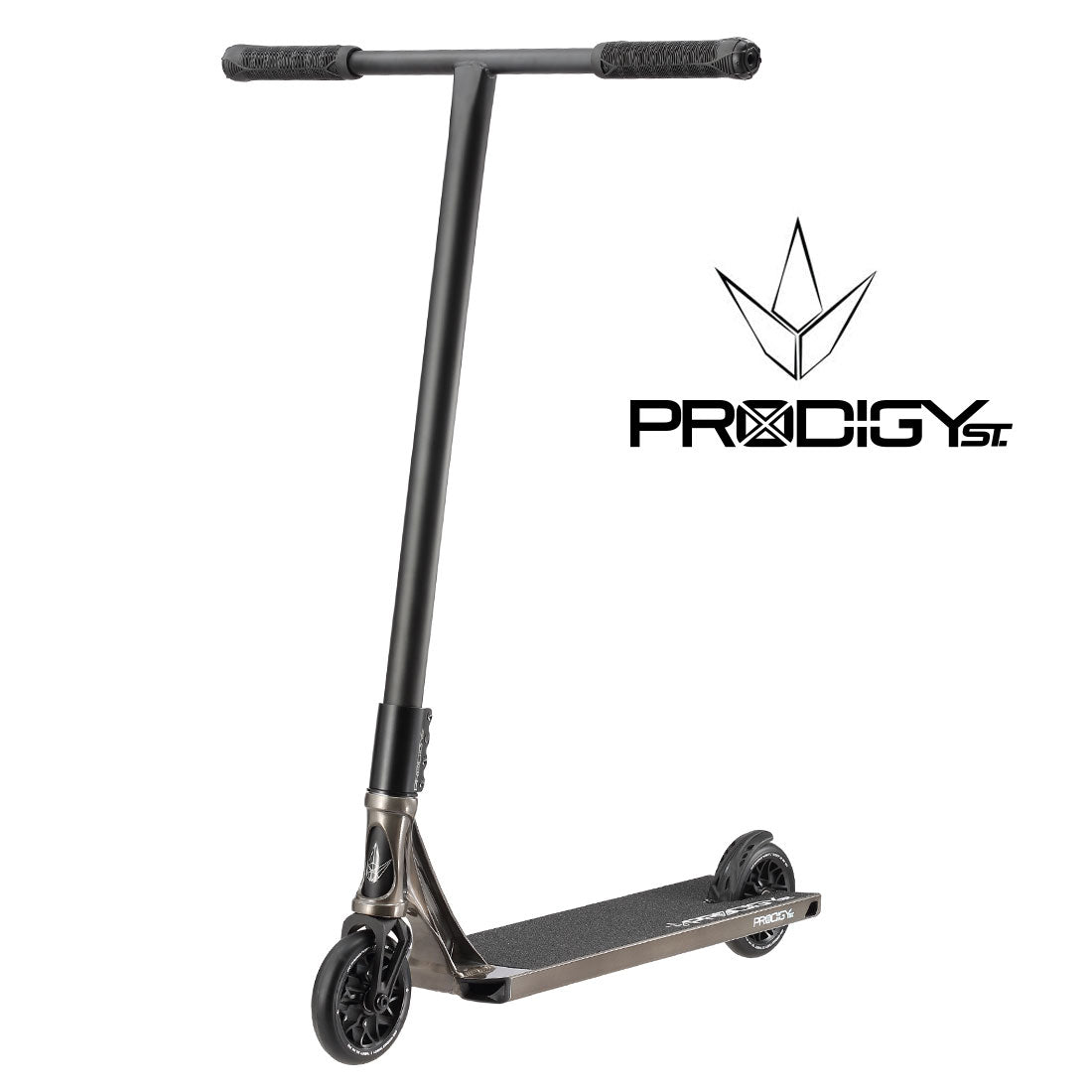 Envy Prodigy X Street Complete - Grey Scooter Completes Trick