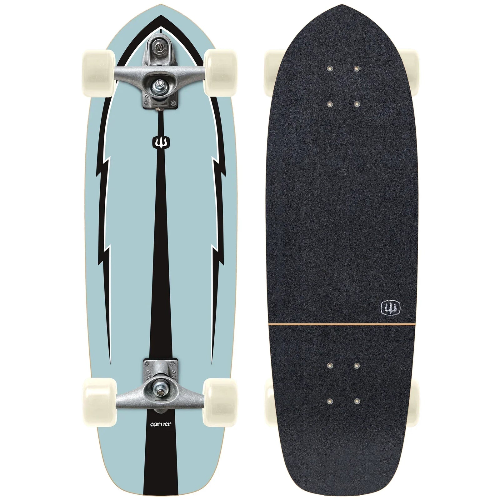 Carver Blue Thunder CX/C7 Raw Complete Surf Skate 30.75" x 9.75" Skateboards