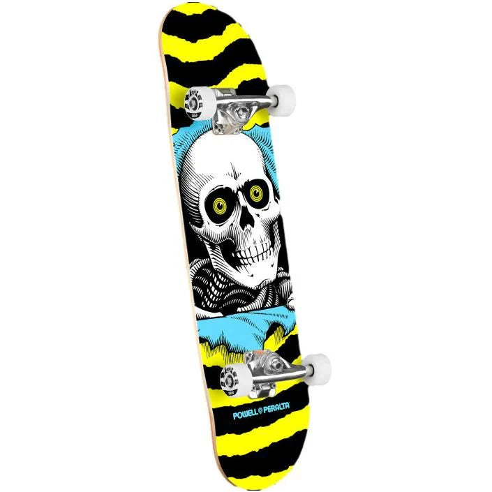 Powell Peralta Ripper Yellow/Blue 7" x 28" Complete Skateboard Skateboard Completes Modern Street