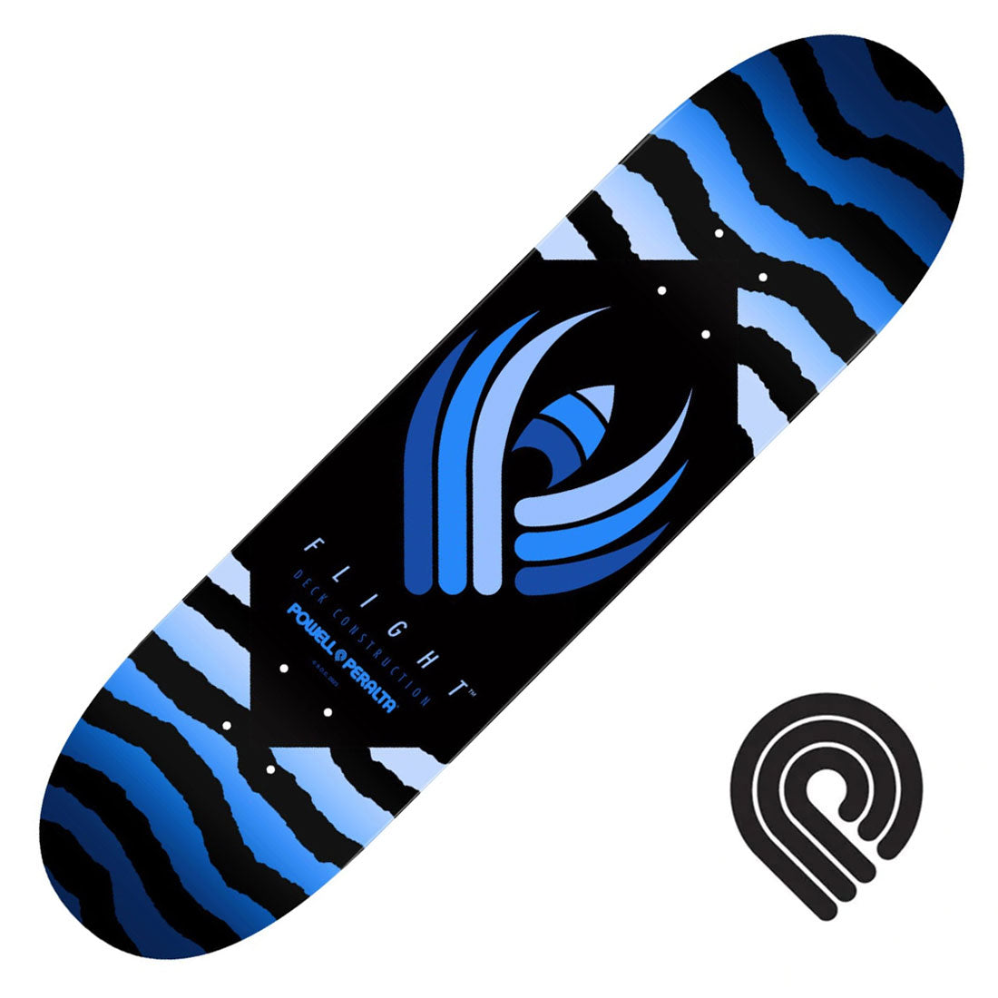 Powell Peralta Flight Safari 9.0 Deck - Blue Skateboard Decks Modern Street