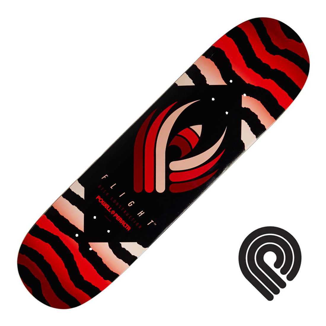 Powell Peralta Flight Safari 8.25 Deck - Red Skateboard Decks Modern Street