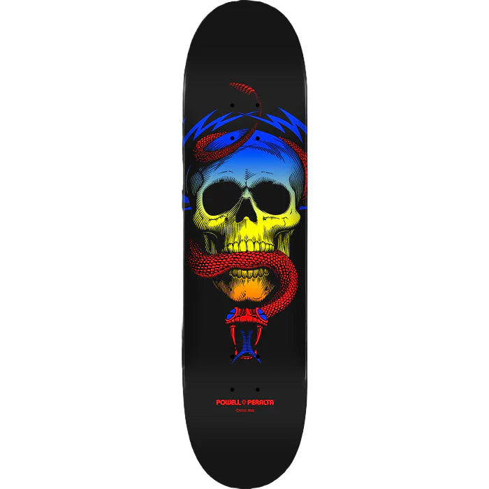 Powell Peralta - Mike McGill Skull & Snake Yellow Fade 8.0 Skateboard Deck Skateboard Decks