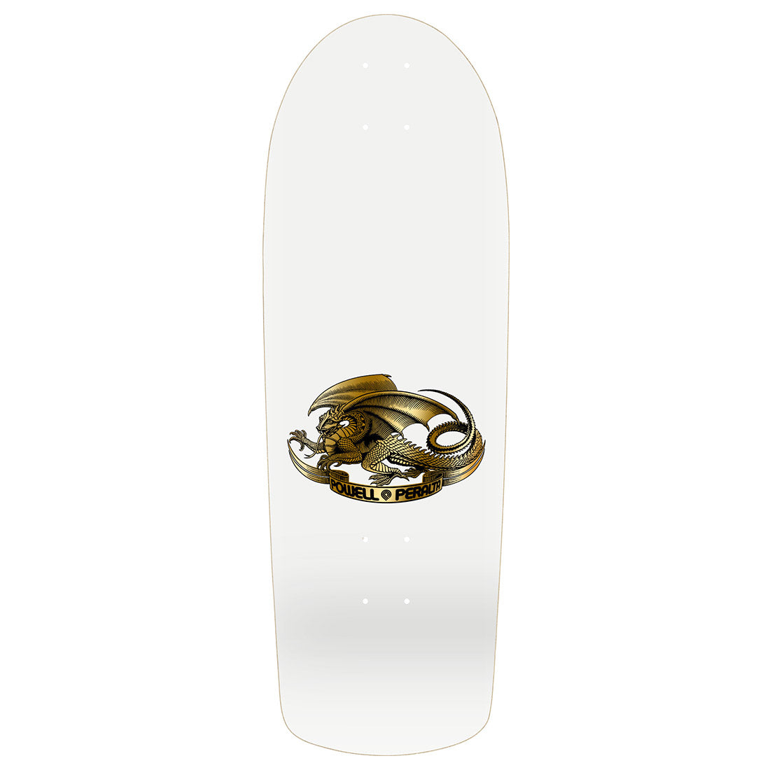 Powell Peralta McGill 40yrs McTwist 10.0 Deck - White/Gold Foil Skateboard Decks Old School