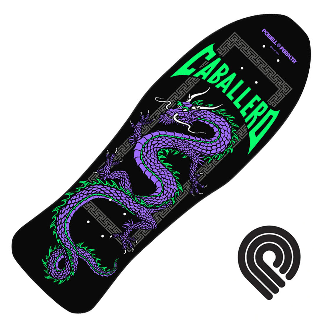 Powell Peralta Cab Chinese Dragon 10.0 Deck - Black/Purple - Skater HQ