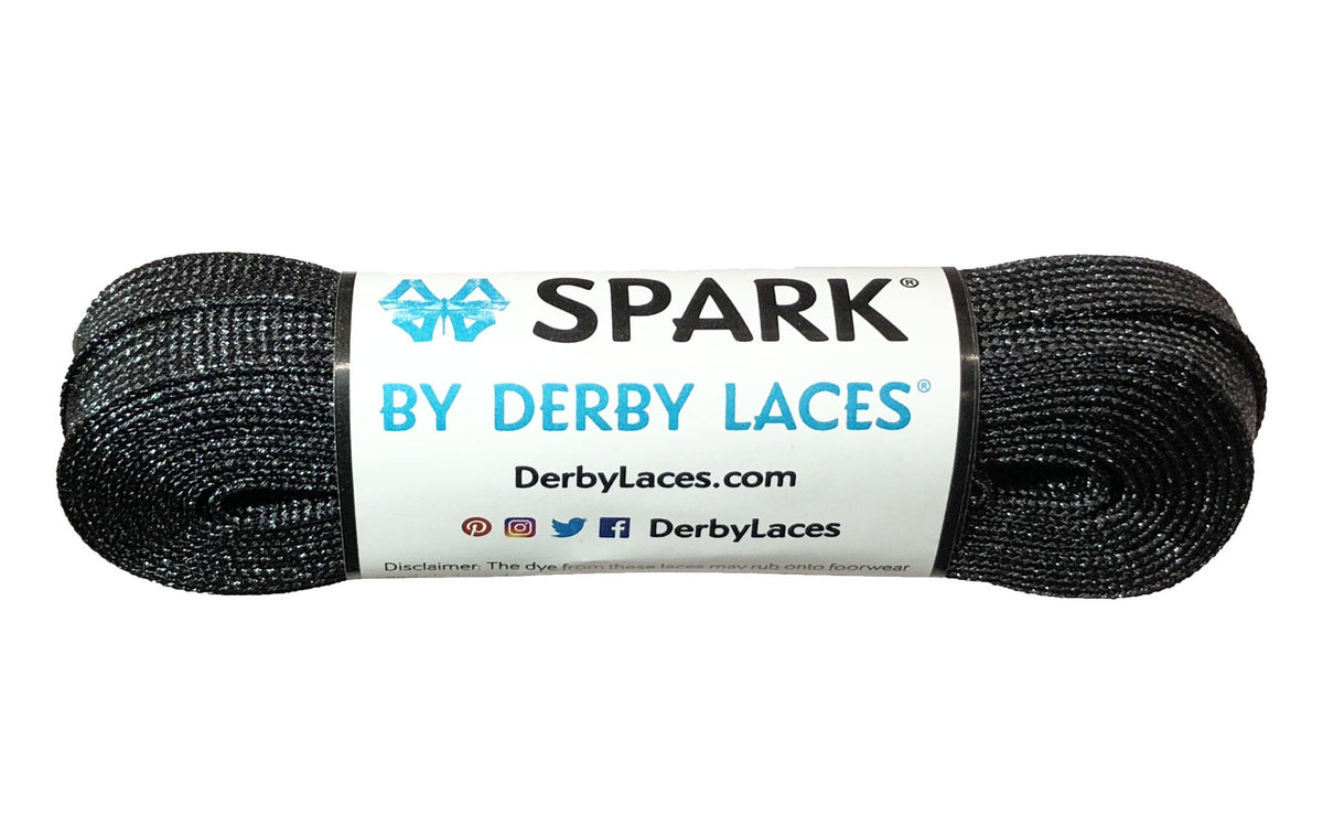 Derby Laces Spark 120in Pair Black Laces