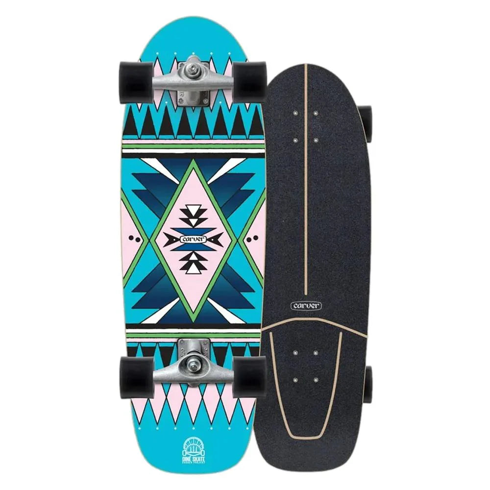 Carver Dine' Skate Garden CX/C7 Raw Surf Skate 31.25" x 9.875" Skateboards
