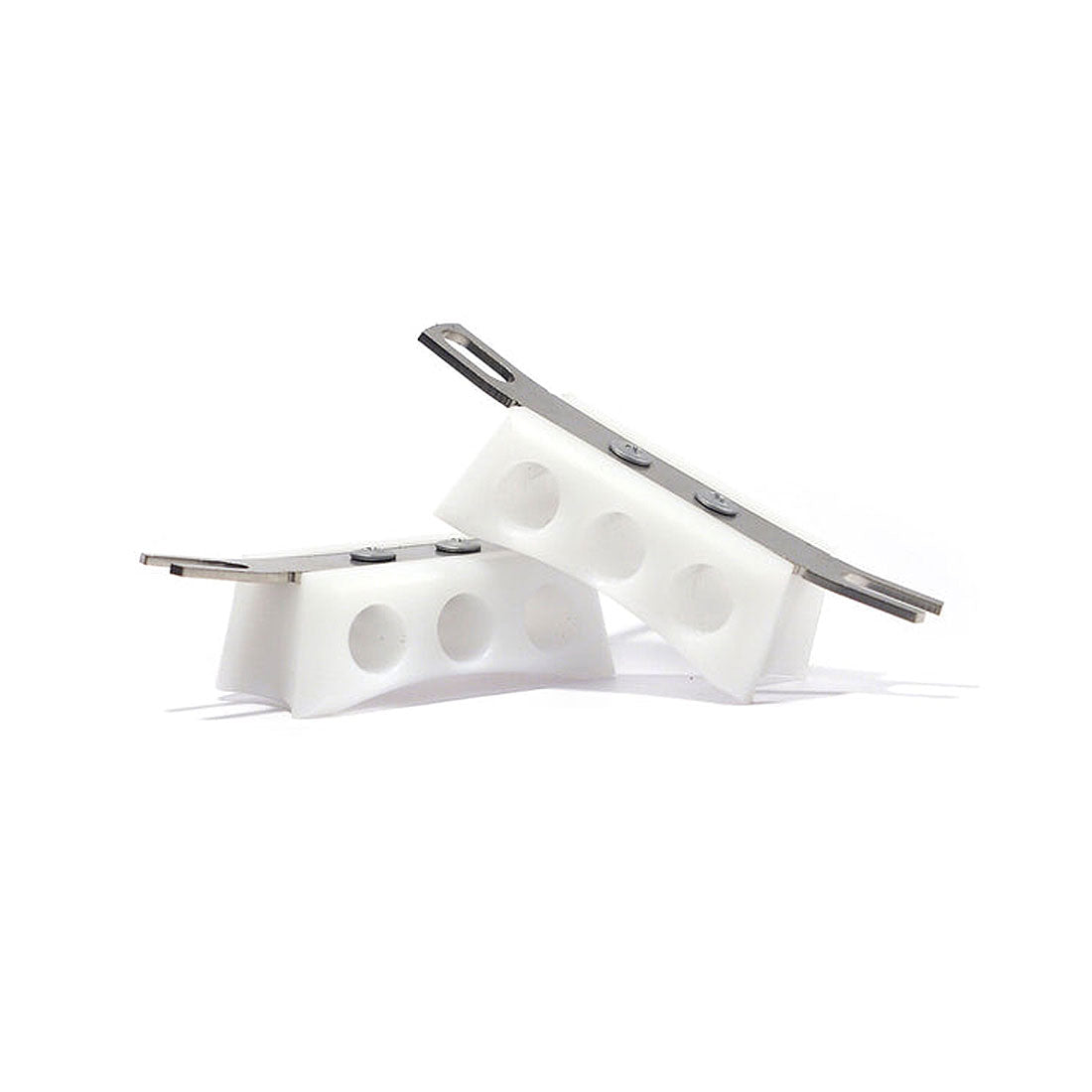 Discoblox Lowrider Grind Blocks - White Roller Skate Hardware and Parts