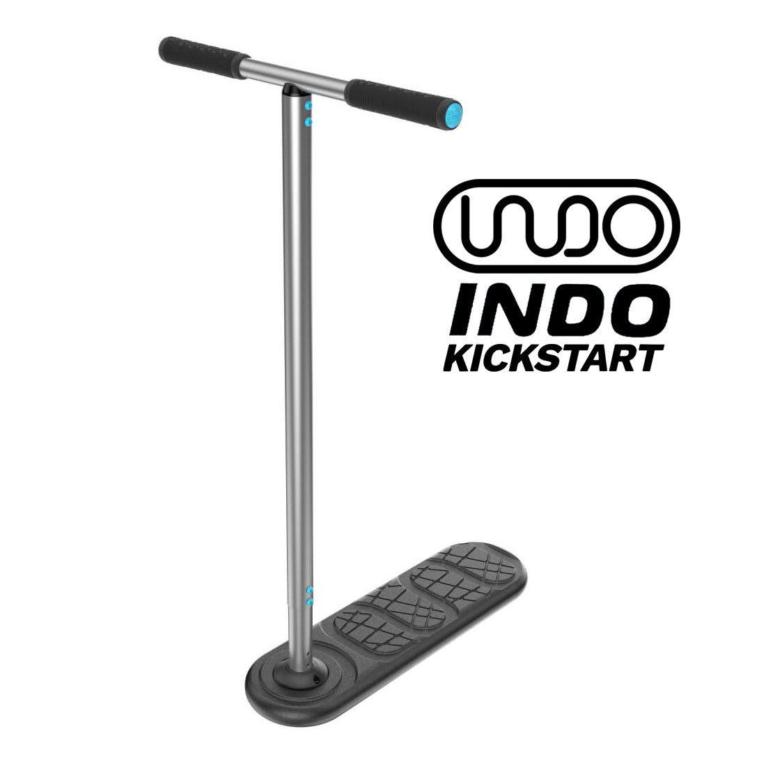 INDO Kickstart Classic Tramp Scooter - Black Scooter Completes Dirt and Snow