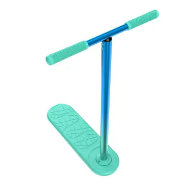 INDO Kickstart Classic Tramp Scooter - Neon Scooter Completes Trick