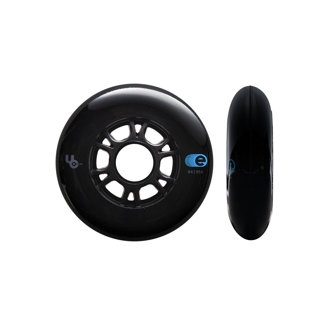 Endless 84mm Wheels 8pk - Black Inline Rec Wheels