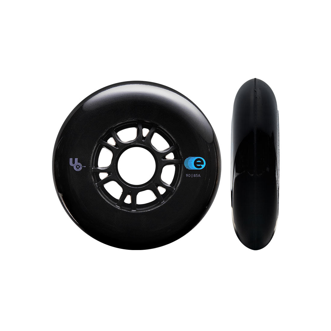 Endless 90mm Wheels 8pk - Black Inline Rec Wheels