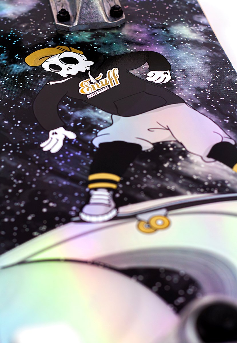 Enuff Skully Hologram Skateboard 7.25" Mini Complete Skateboard