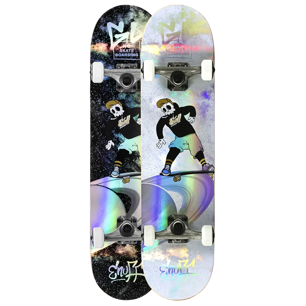 Enuff Skully Hologram Skateboard 7.75" Complete Skateboard