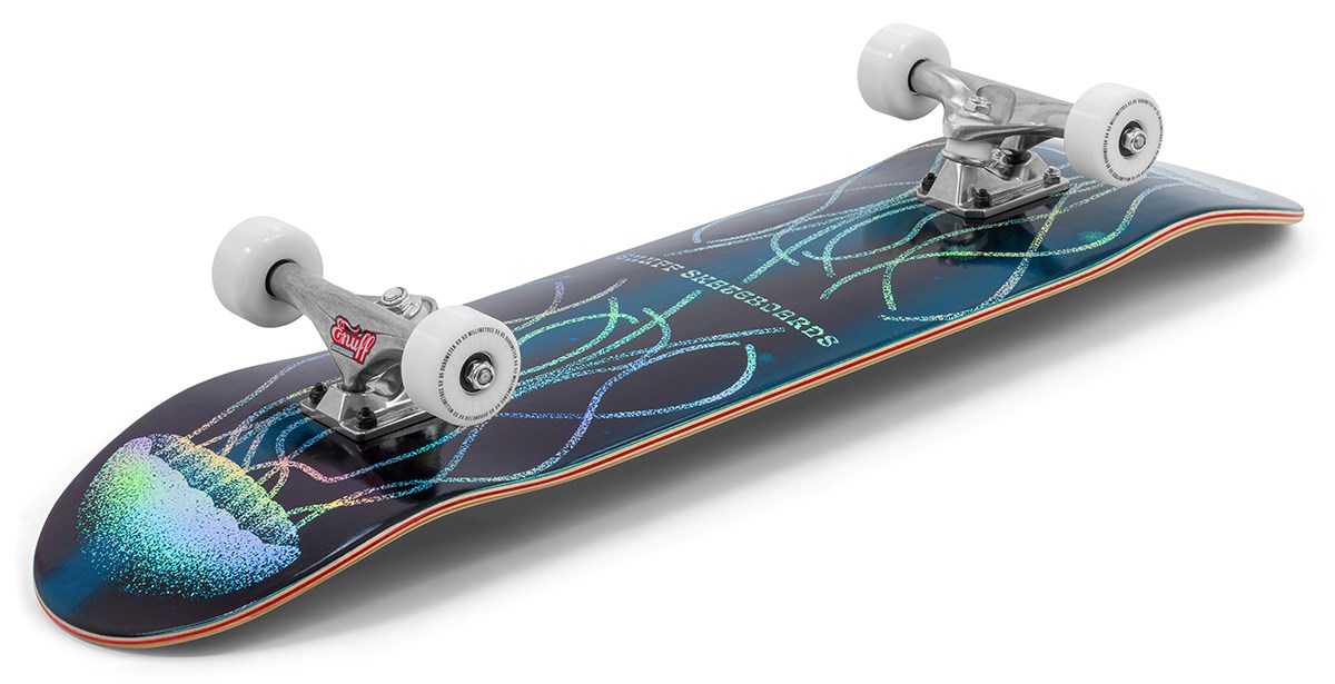 Enuff Abyss Hologram Skateboard 8" Complete Skateboard