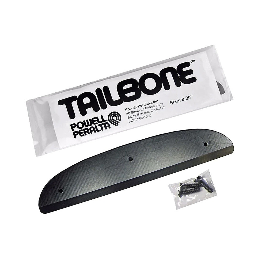 Powell Peralta Tail Bone - Black Skateboard Hardware and Parts