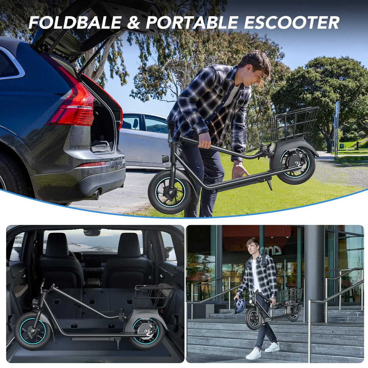 GYROOR X2 Iron Electric Scooter 25Km/hr 30Km range