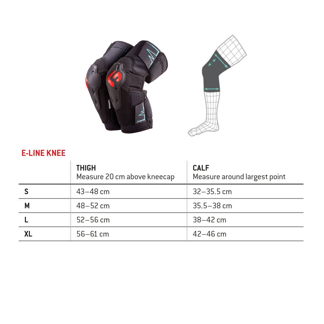 G-Form E-Line Knee Protective Gear