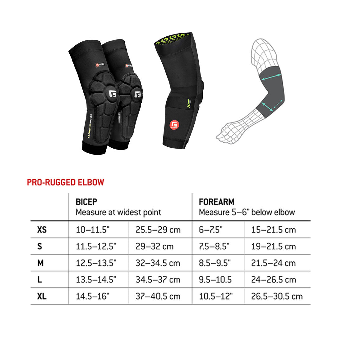 G-Form Pro-Rugged V2 Elbow Protective Gear