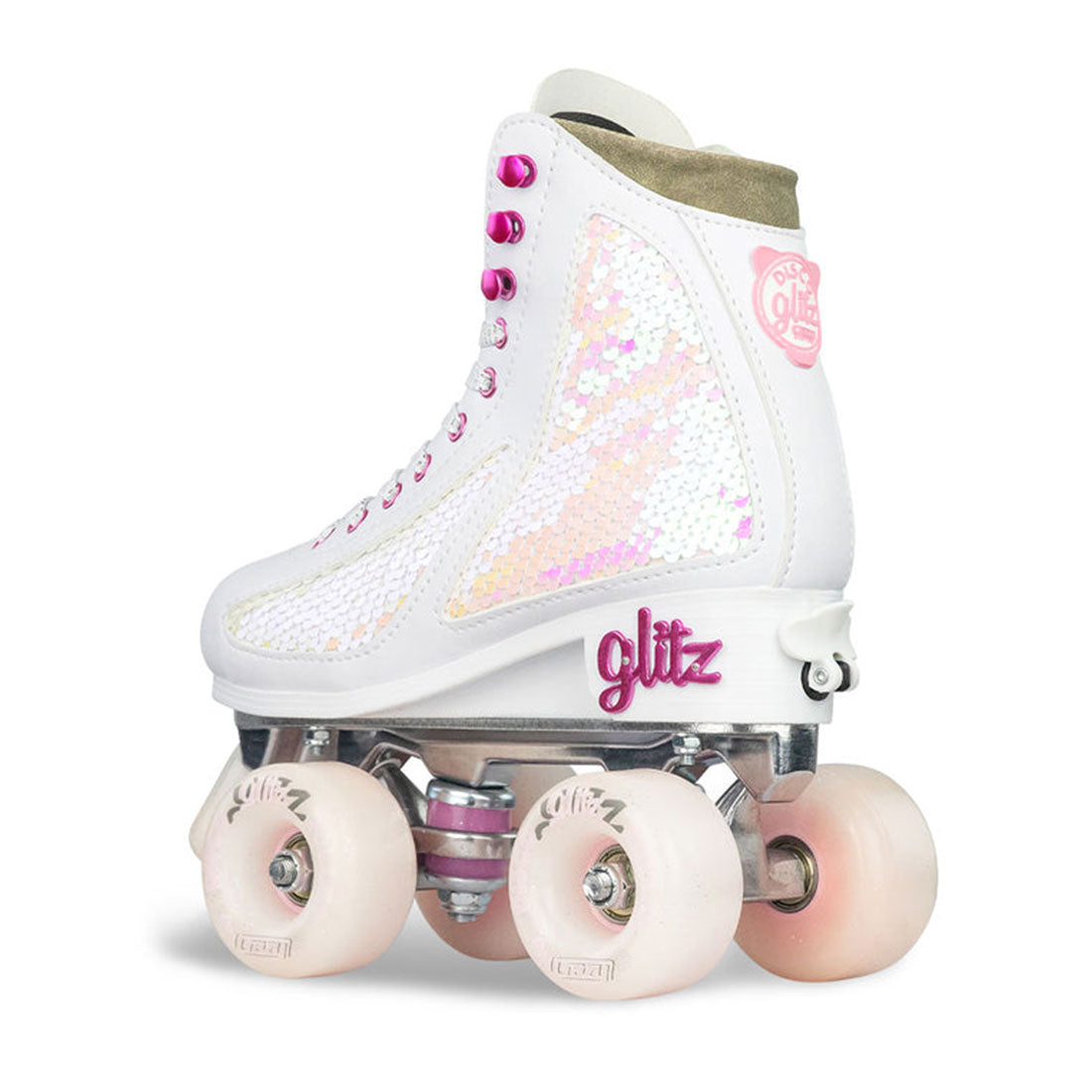 Crazy Disco Glitz Pearl - Kids Adjustable Roller Skates