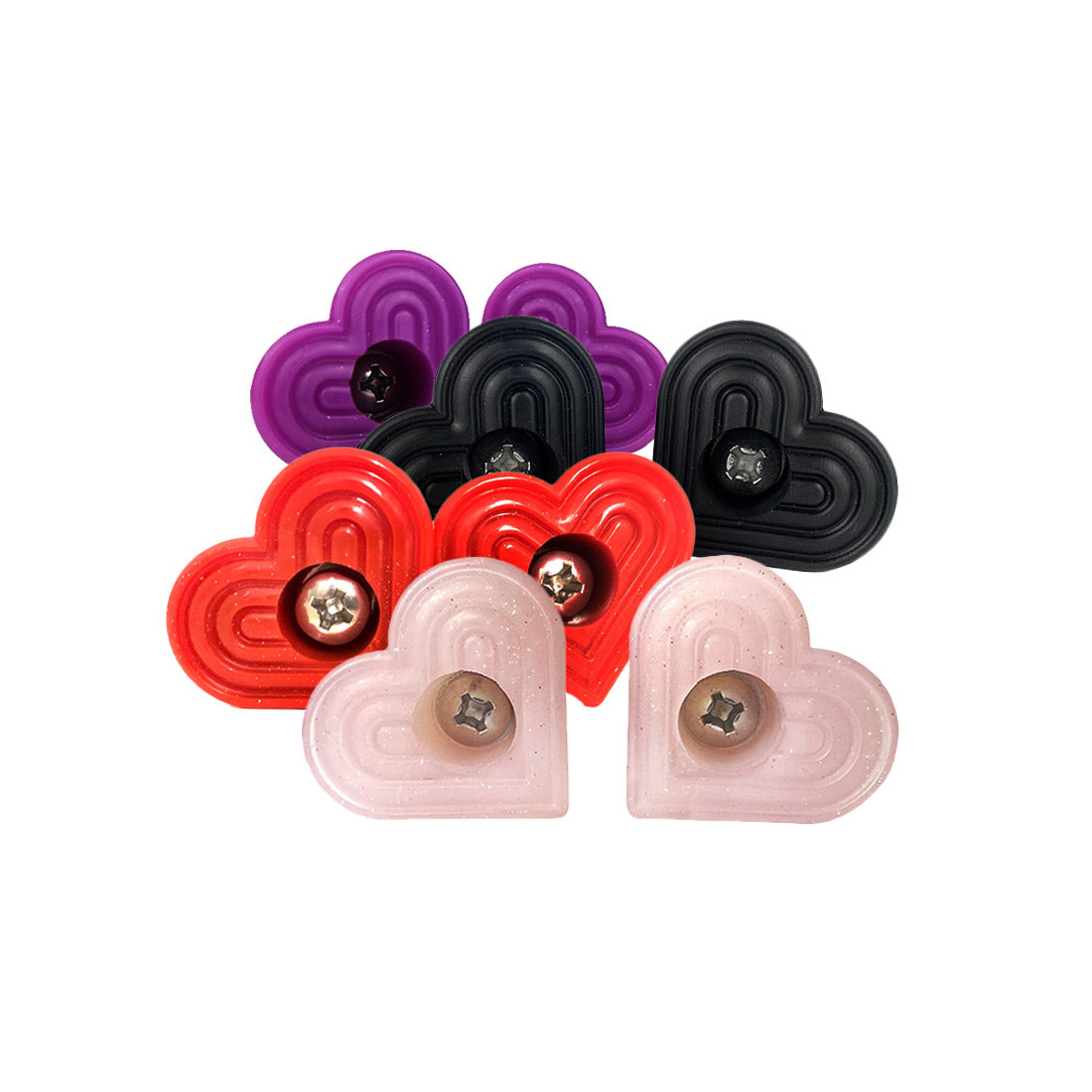 Grindstone Heartstopper Bolt-On Toe Stops Roller Skate Hardware and Parts