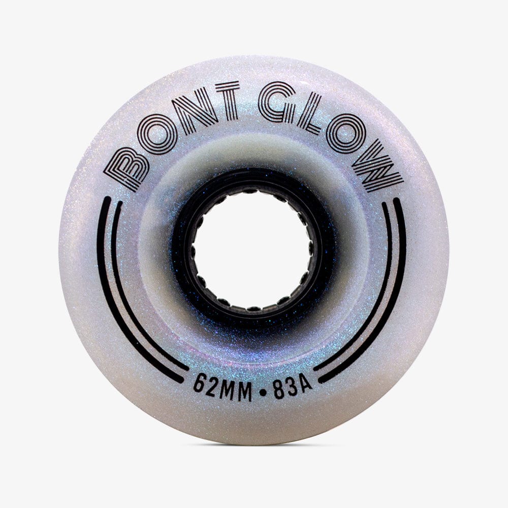 Bont Glow LED Quad Wheel 4pk Angelic Aqua Roller Skate Wheels