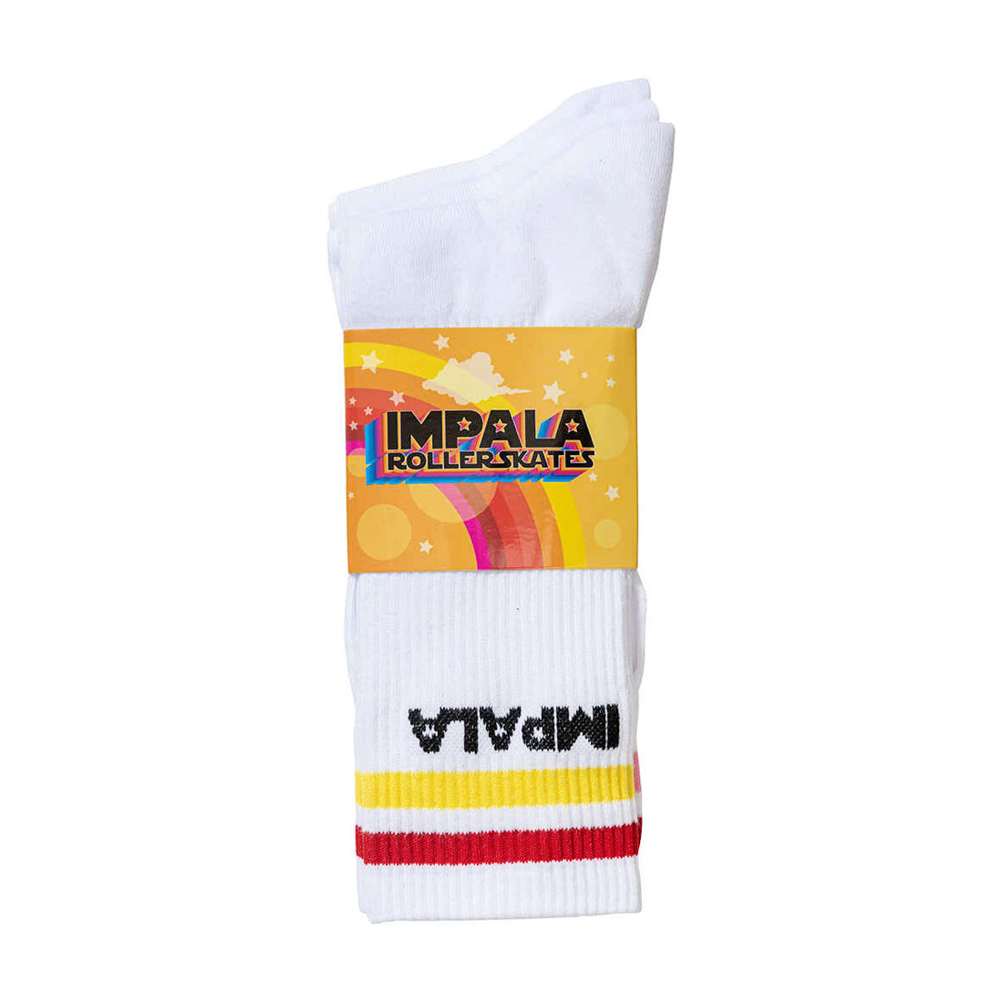 Impala Skate Crew Socks 3pk - Multi Stripe Apparel Socks