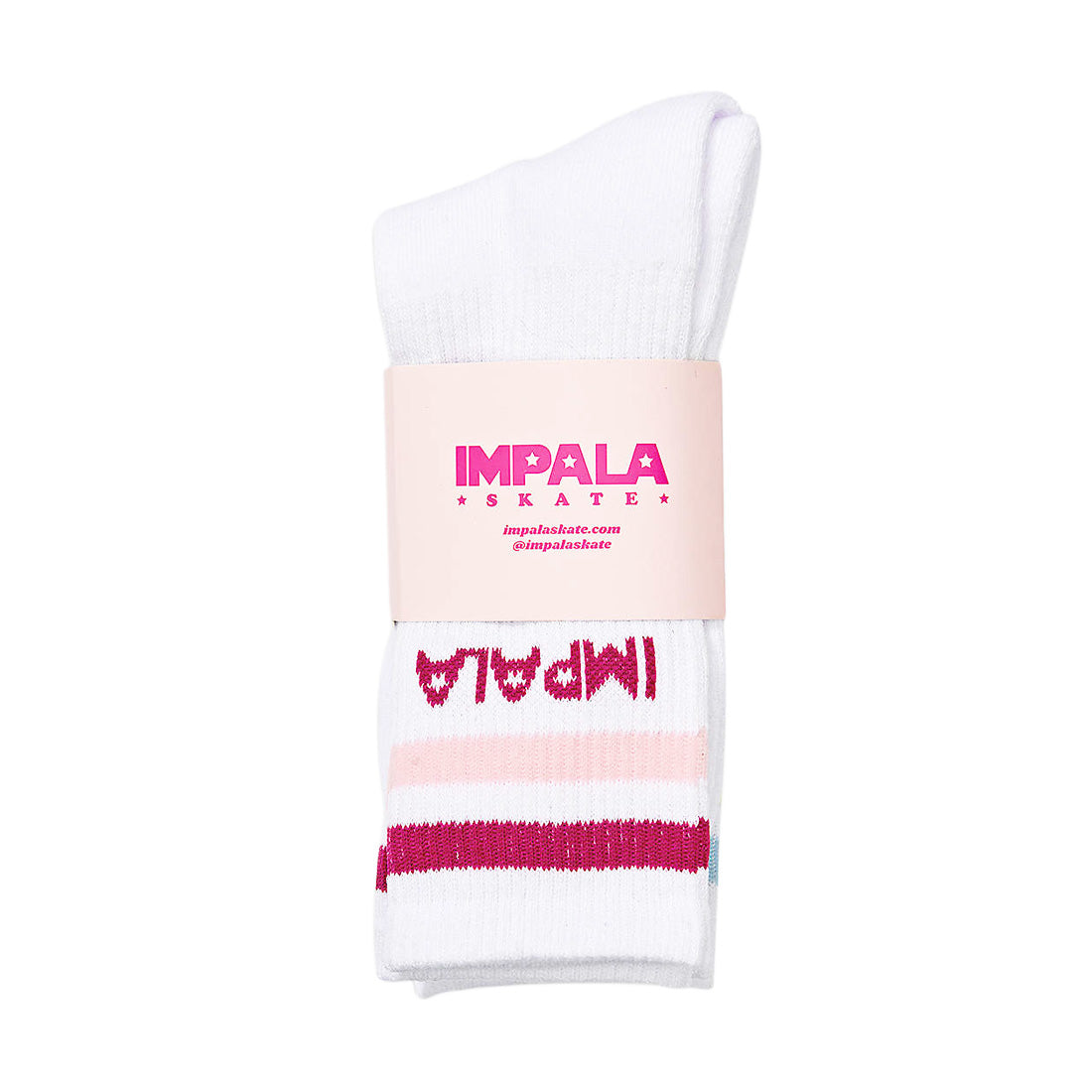 Impala Skate Crew Socks 3pk - Pastel Stripe Apparel Socks